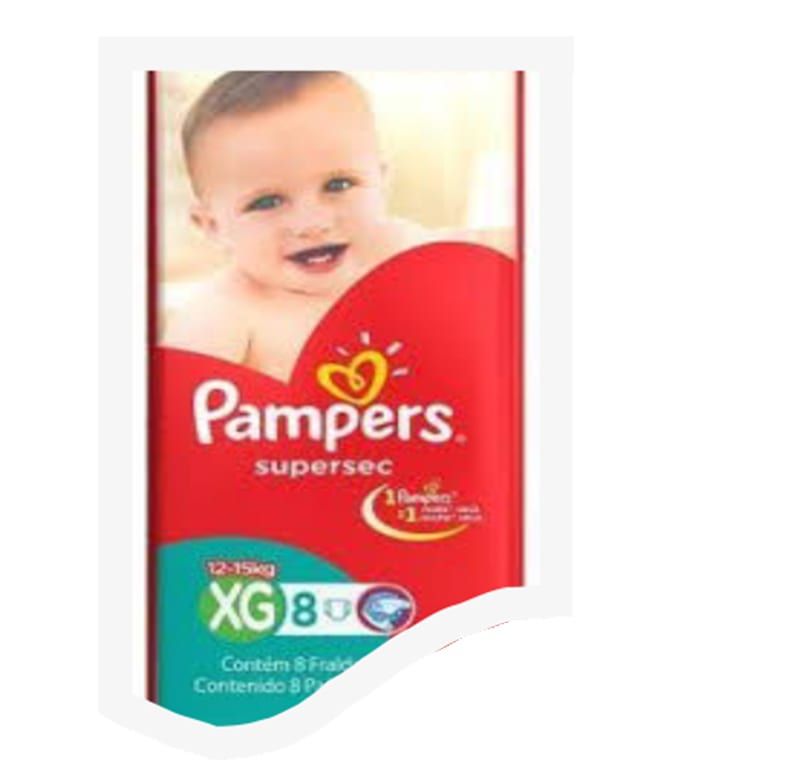 Pañales Pampers super sec XG